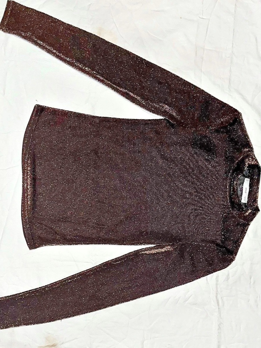MNG Long Sleeve Top in Black Like New